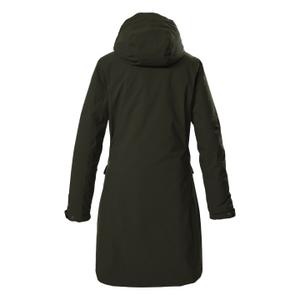 Women's long hooded waterproof jacket Killtec Kow 18 image-1