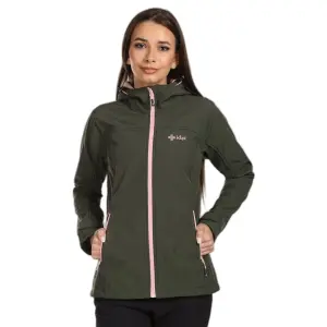 Women's hiking jacket with attached hood Kilpi Ravia image-0