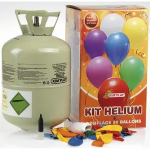 Activités créatives kit Gonflage Helium 30 Ballons Kim'Play