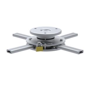 Support plafond vidéoprojecteur H. 6 cm/Diam. 16-33 cm Kimex International