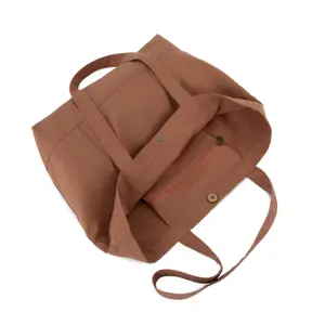 Women's Side Pocket Tote Bag Kimood image-2