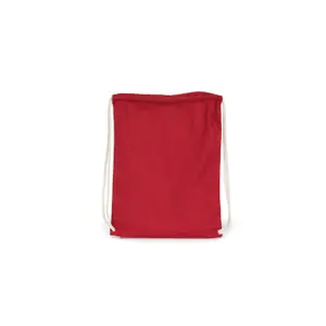 Organic cotton backpack with cords Kimood image-0