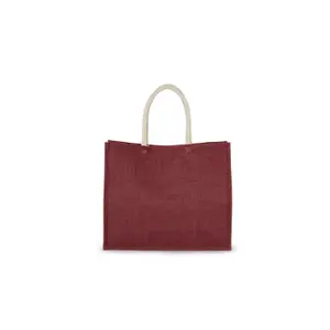 Jute beach bag Kimood image-0