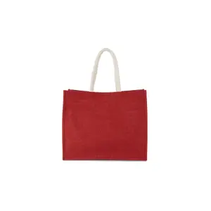 Jute beach bag Kimood image-0