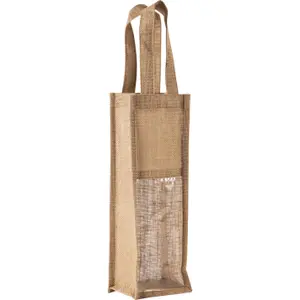 Jute bottle bag Kimood image-0