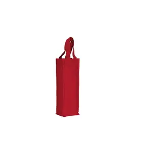 Canvas cotton bottle bag Kimood image-3