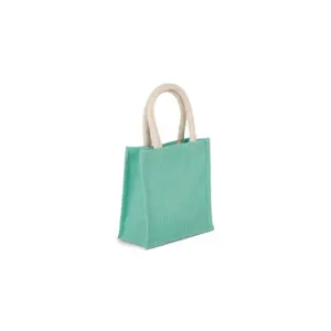 Bolsa de yute y arpillera - pequeña Kimood image-1