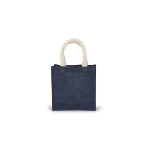 Burlap tote bag - small model Kimood image-0