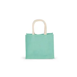 Burlap tote bag - medium model Kimood image-0