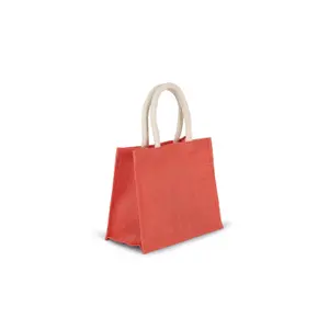 Burlap tote bag - medium model Kimood image-1