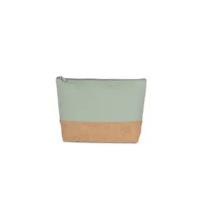 Cotton canvas and jute pouch Kimood image-0