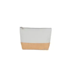 Cotton canvas and jute pouch Kimood image-0