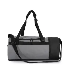 Tubular sports bag with separate shoe compartment Kimood image-0