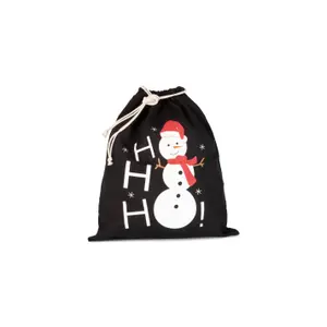 Accessory bag snowman pattern cotton Kimood image-1
