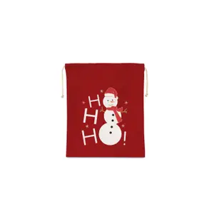 Accessory bag snowman pattern cotton Kimood image-1
