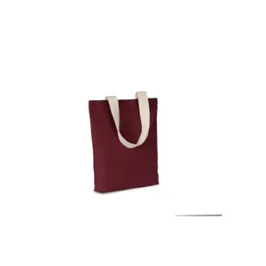 Tote bag recycled flat bottom Kimood image-2