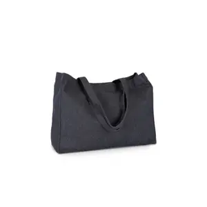 Large denim tote bag Kimood image-3
