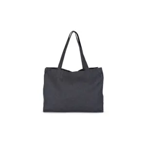 Large denim tote bag Kimood image-2