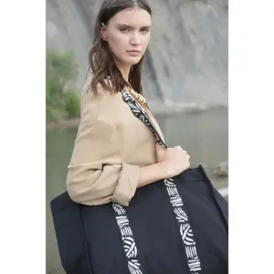 Large recycled gusseted tote bag Kimood image-2