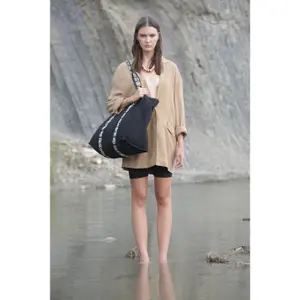 Large recycled gusseted tote bag Kimood image-4