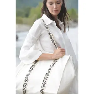 Large recycled gusseted tote bag Kimood image-3