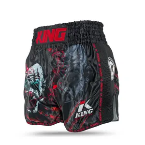 Calções de boxe tailandês King Pro Boxing Scary image-2