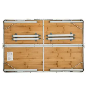 Mesa de camping plegable con asa de transporte Kingcamp image-1