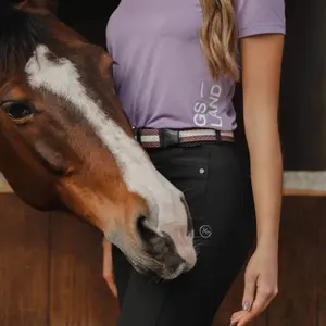 Reitshirt mit V-Ausschnitt für Damen Kingsland Hanna image-4