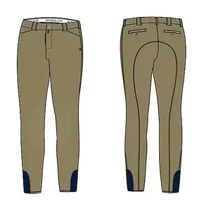 Mid grip-ridebukser til børn Kingsland Breeches image-0