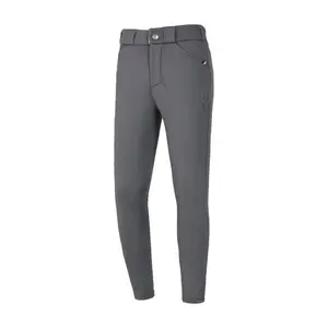 Pantalón de equitación Mid Grip infantil Kingsland Kian F-Tec4 image-0
