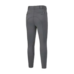 Pantalón de equitación Mid Grip infantil Kingsland Kian F-Tec4 image-1