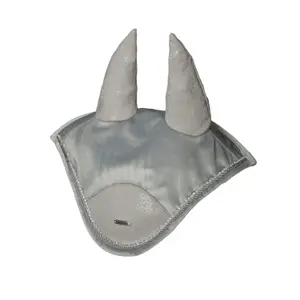 Fliegenhaube Samt für Pferde Kingsland Klodelia image-0