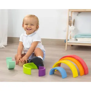 Jeux κατασκευών ουράνιο τόξο Kiokids Waldorf image-2