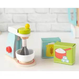 Ξύλινη κουζινική μπαταρία ρόλων Kiokids image-1