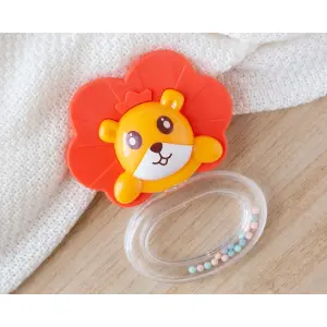 Beißring und Rassel Kiokids Lion image-1
