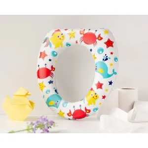 Toalettsitsförstärkare Ocean Kiokids image-2