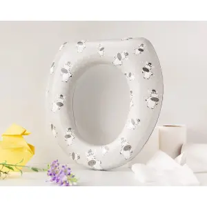 Toalettsitsförstärkare med zebror Kiokids image-2