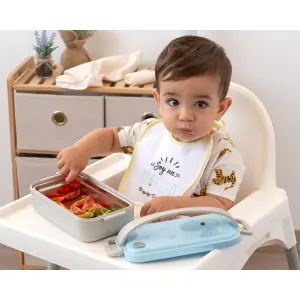 Κουτί γεύματος από ανοξείδωτο χάλυβα Kiokids Dino image-3