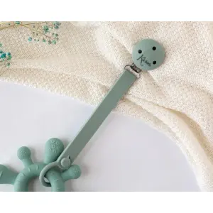 Attache tétine avec pince en silicone Kiokids image-1