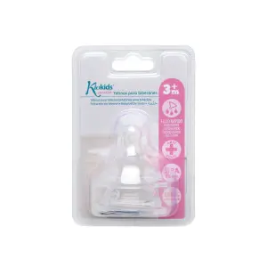 Tétine pour biberon en silicone Kiokids (x2) image-1