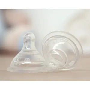 Tétine pour biberon en silicone Kiokids (x2) image-2