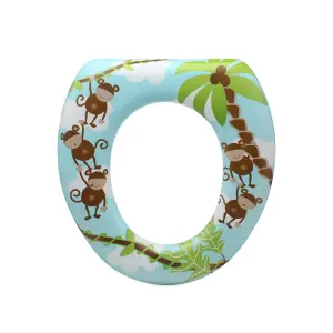 Toalettreducer med apor Kiokids