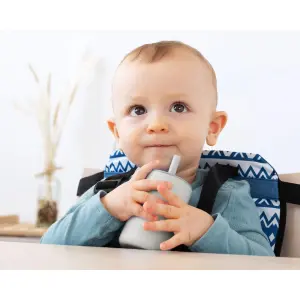 Σιλικόνης Ποτήρι με Καλαμάκι Kiokids (x2) image-2