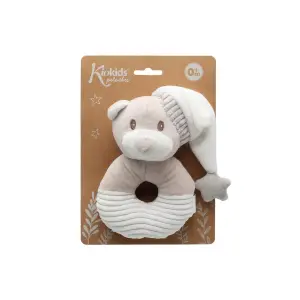 Hochet peluche en ourson Kiokids image-1