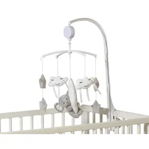 Mobile musical de berceau avec éléphant Kiokids image-0