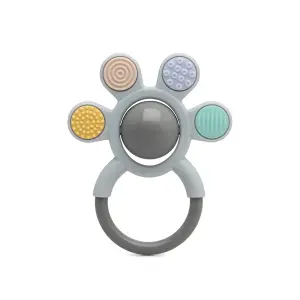 Silikon Beißring und Rassel Kiokids