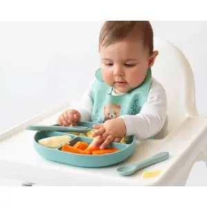 Σετ σκευών 3 τεμαχίων με 3 θήκες από σιλικόνη Kiokids image-2
