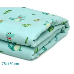 Microfibre Beach Towel Crocodiles Kiokids image-2