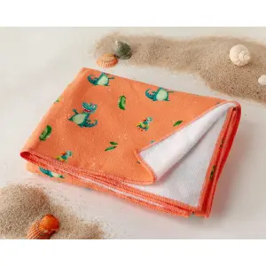 Microfibre Beach Towel Crocodiles Kiokids image-1
