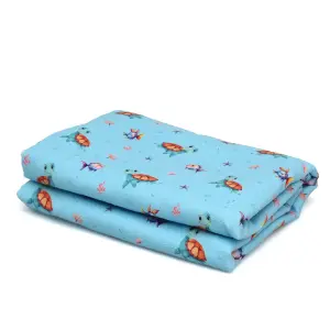 Microfibre Beach Towel Turtles Kiokids